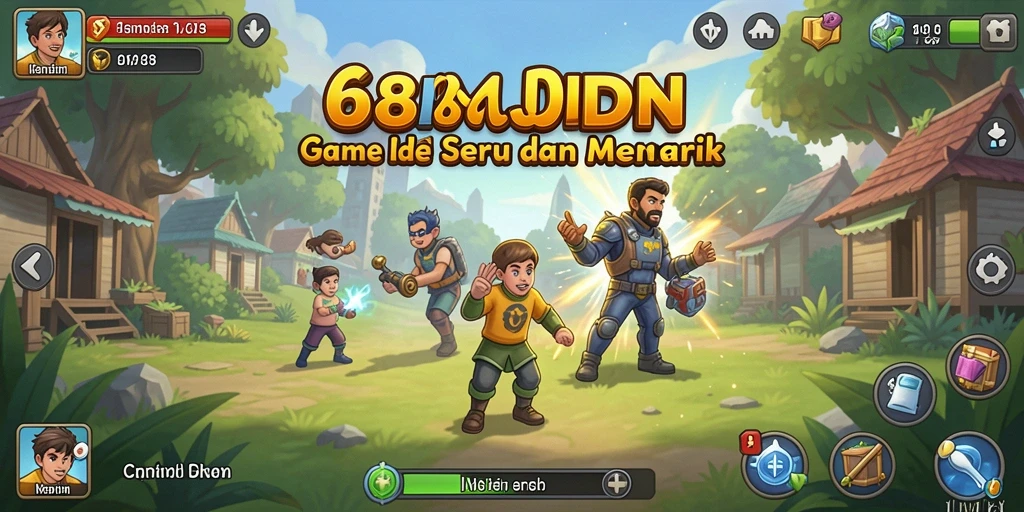 Tampilan gameplay 68IDN yang memukau dan penuh warna.