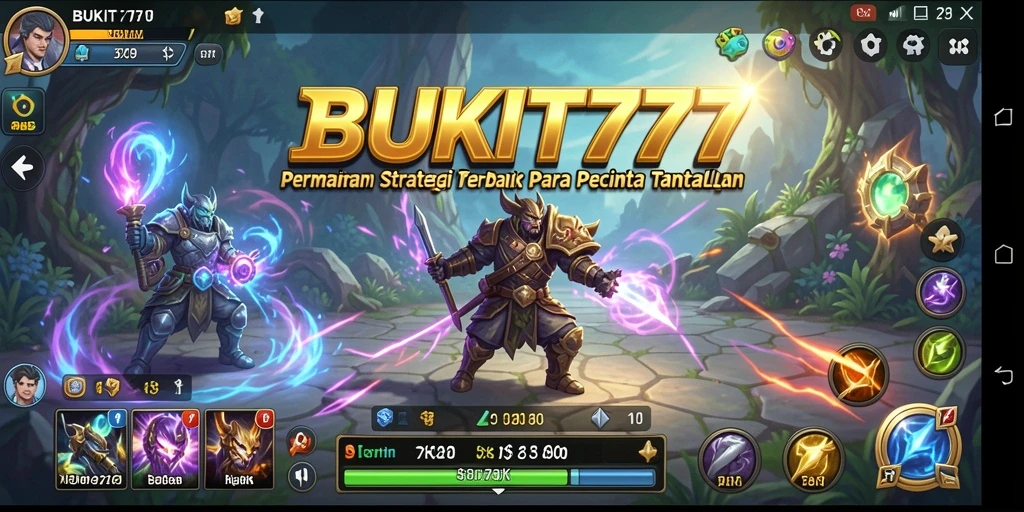 Tampilan menarik dari gameplay BUKIT777 yang menantang.