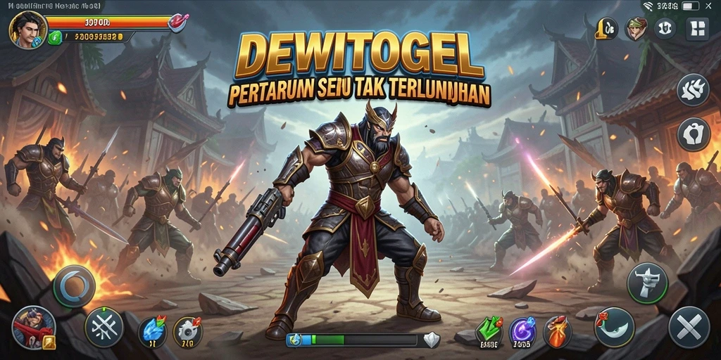 Tangkapan layar menunjukkan aksi pertarungan yang dinamis dan karakter yang kuat.