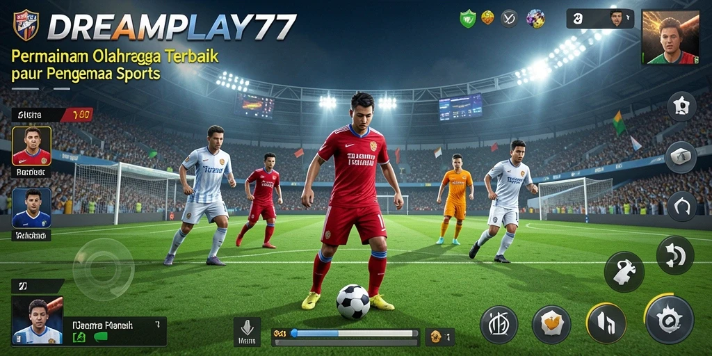 Tampilan menarik dari gameplay <strong>DREAMPLAY77</strong> yang penuh aksi olahraga.