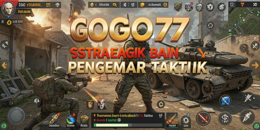 Tampilan layar permainan GOGO77 menampilkan aksi strategi yang mendebarkan.