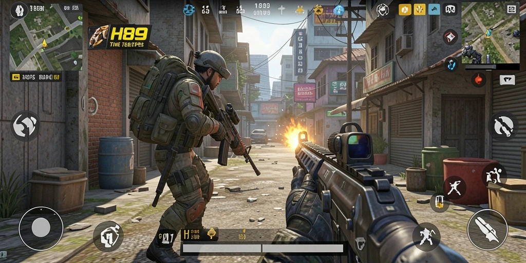 Gameplay menegangkan H89 dengan aksi seru di arena TPS.