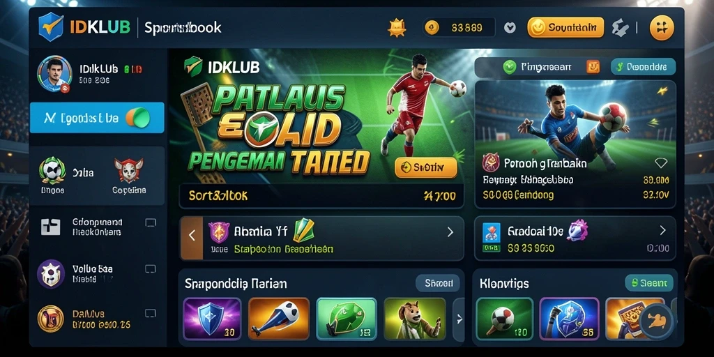 Tampilan menarik dari gameplay IDKLUB dengan berbagai pilihan taruhan.
