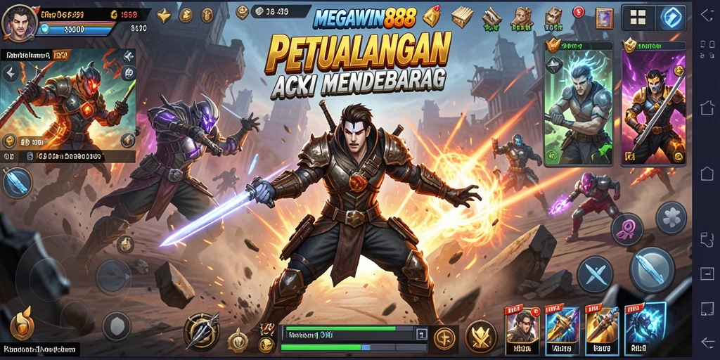 Menampilkan gameplay mendebarkan dari MEGAWIN888 dengan aksi yang seru.