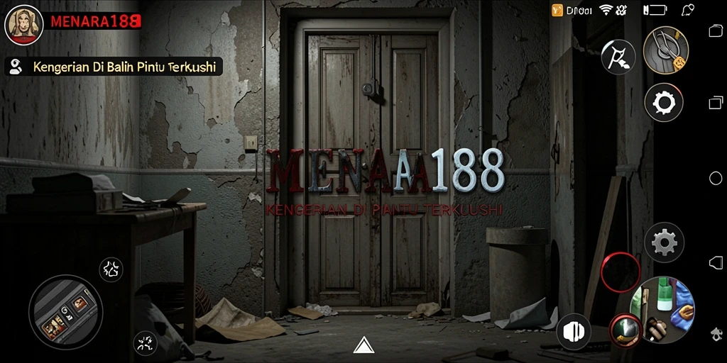 Gameplay menegangkan dengan suasana horor yang gelap.