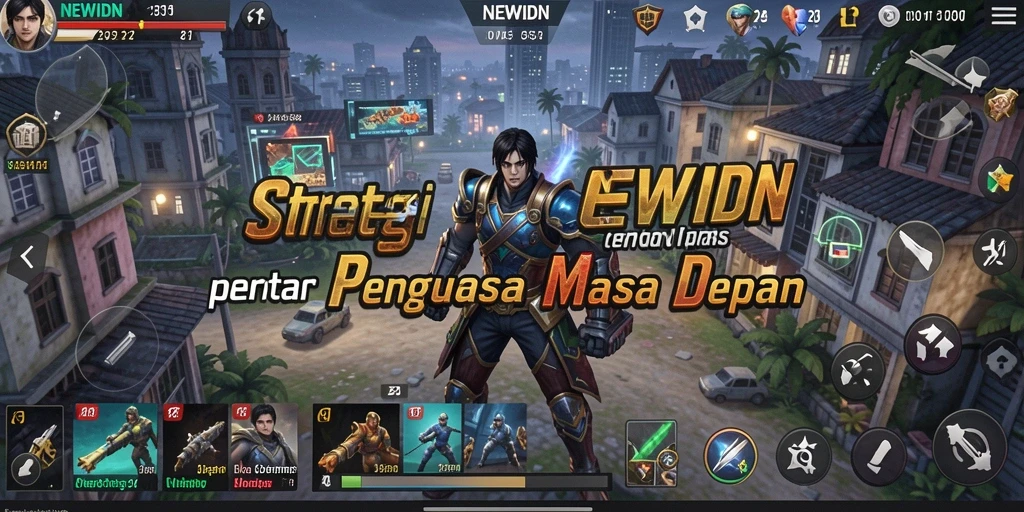 Screenshot NEWIDN menampilkan aksi strategis yang mendebarkan dan grafis yang memukau.