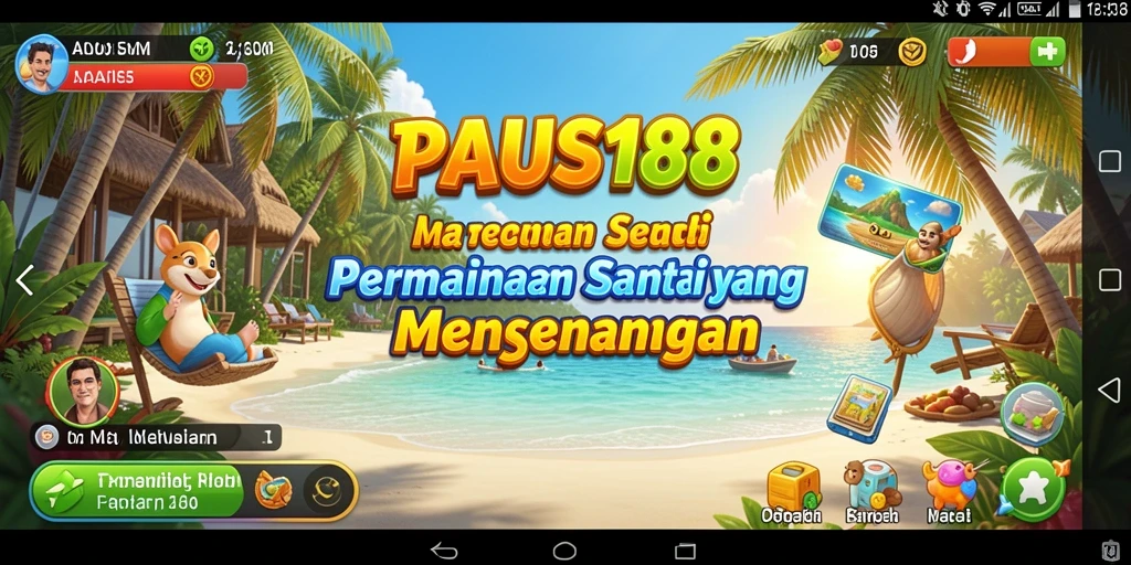 Tampilan gameplay PAUS188 yang cerah dan menawan.