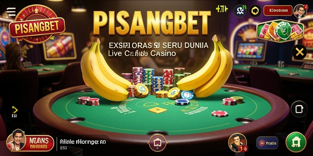 Tampilan gameplay seru di PISANGBET dengan dealer langsung.