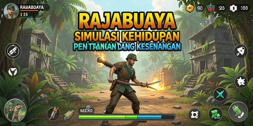 Tampilan gameplay yang menakjubkan dari RAJABUAYA dan karakter yang interaktif.