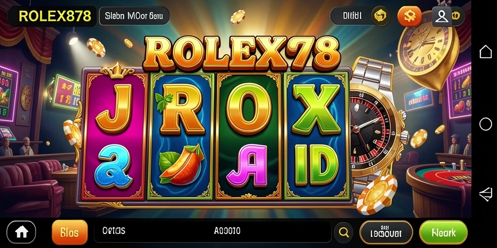 Tampilan gameplay menarik dari ROLEX878 dengan efek visual yang memukau.