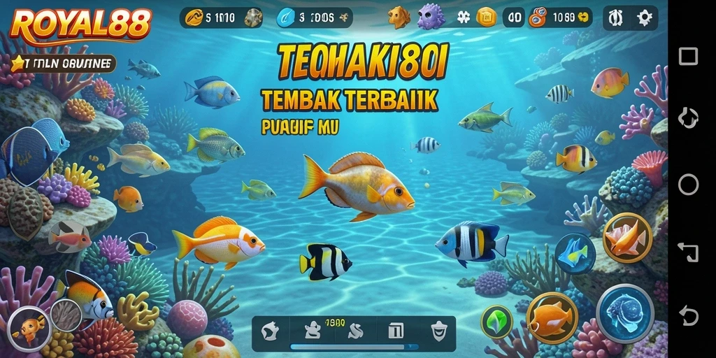 Tampilan gameplay seru dan antar muka yang menghibur di ROYAL88.