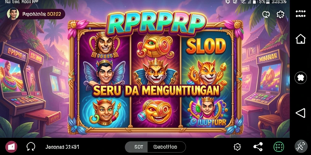 Screenshot gameplay menampilkan keseruan bermain slot di RPRPRP.