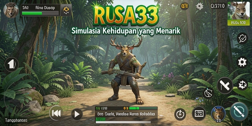 Tampilan gameplay RUSA33 dengan aktivitas simulasi menarik.